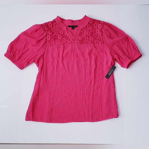 ZAC & RACHEL Lace Short Sleeve Top - Picture 2 of 8